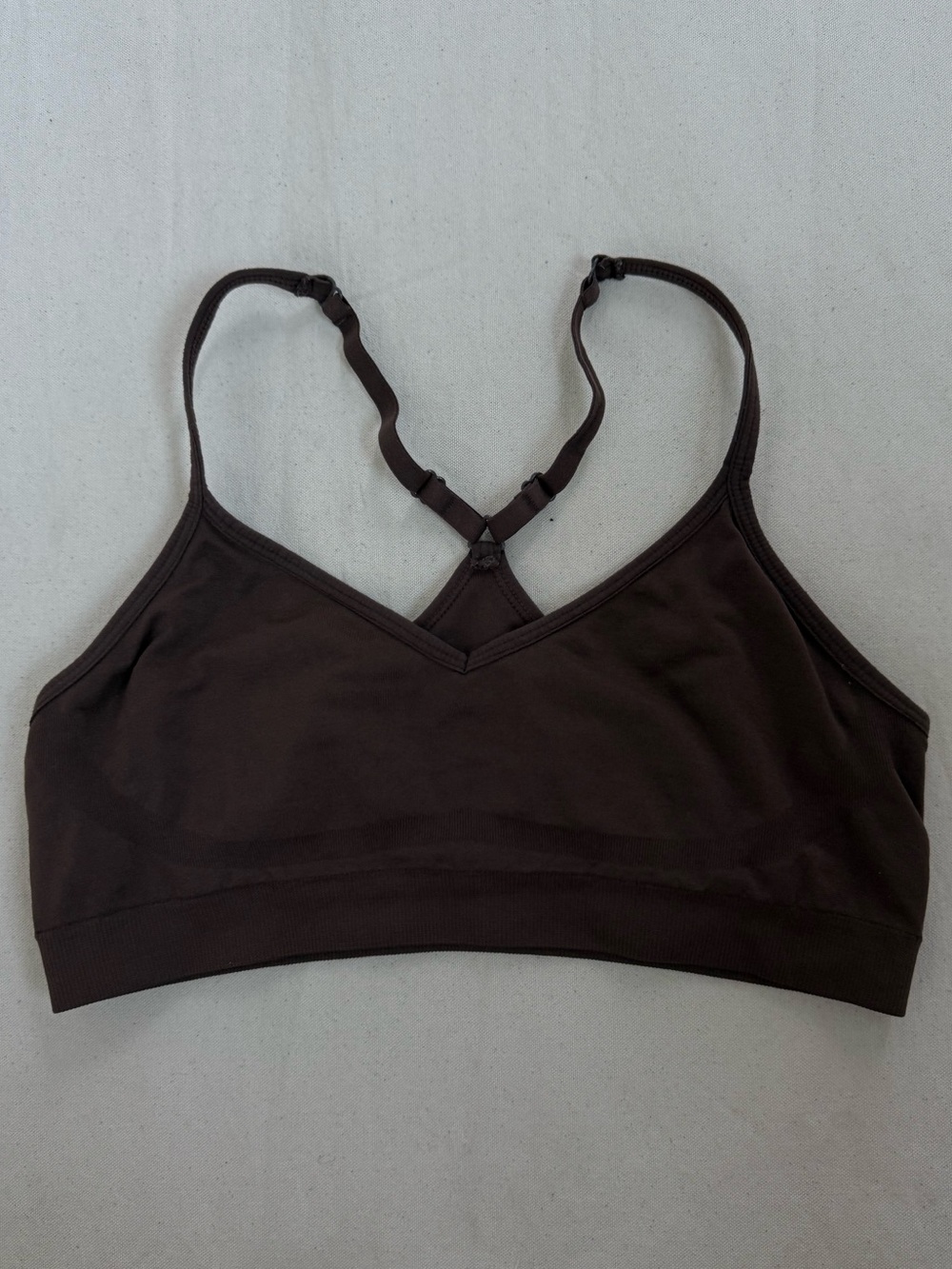 Dark Chocolate Brown Bralette everyday or workout Size Medium Perfect condition